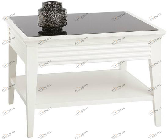 SELVA Квадратный деревянный журнальный столик для гостиной Luna 3233