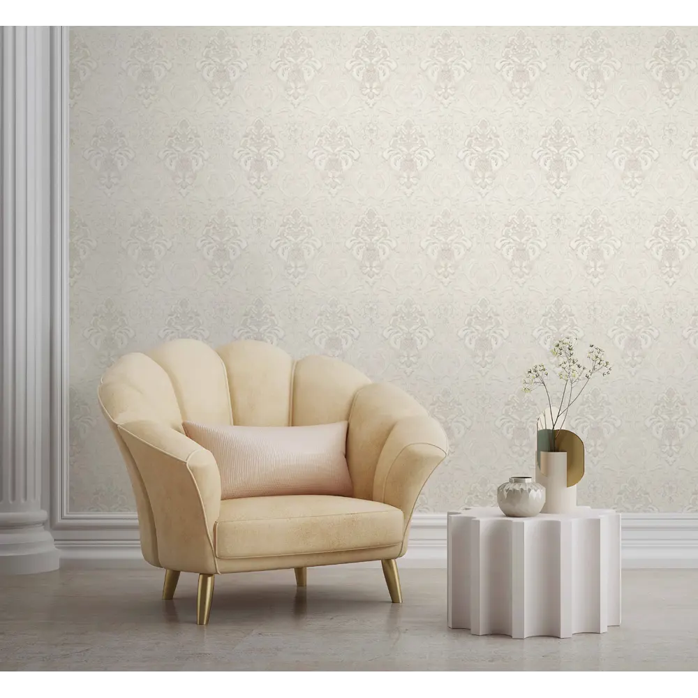 Обои флизелиновые Артекс Рамина бежевые 1.06 м 11444-04 STLM-2196707 - Вид №5