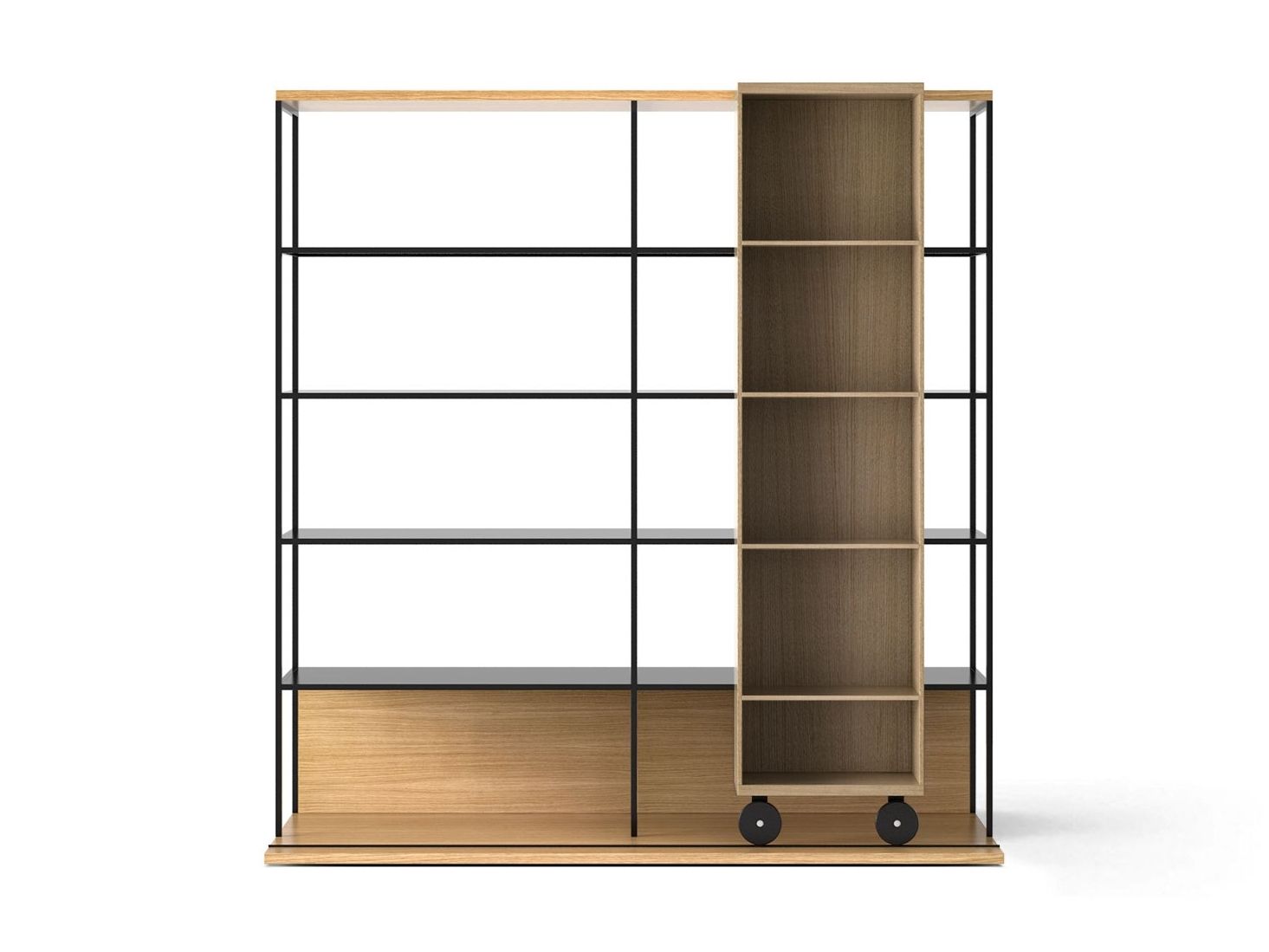 Книжный шкаф из МДФ на колесах Punt Literatura ARCH-00064312 - Вид №28