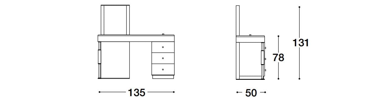 Мобильный туалетный столик VOLPI Луиджи Вольпи ARCH-00084170 - Вид №2