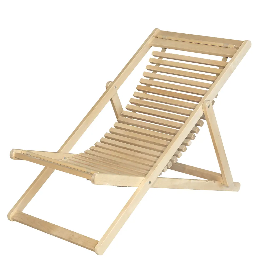 Шезлонг 60x90x60 см массив дерева Santreyd STLM-2121847