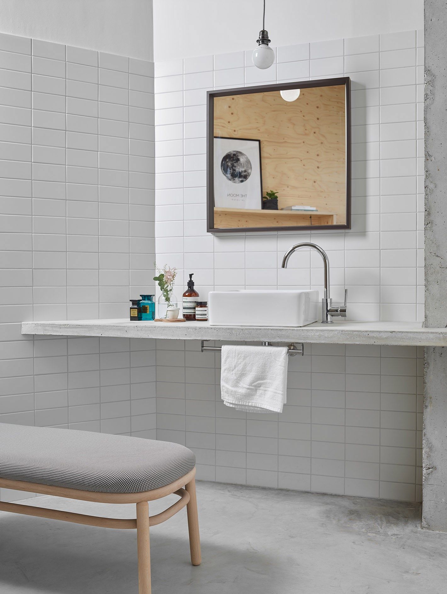 Скамейка из ткани ONDARRETA шерсть ARCH-00101138 - Вид №2