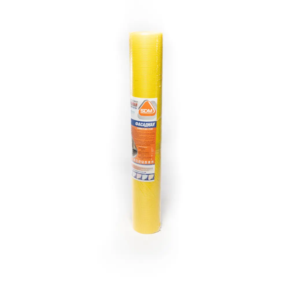 Сетка стеклотканевая фасадная 5x5 SD-Glass 145 г/м² 1x50 м STLM-2112470 - Вид №1