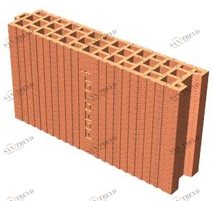 T2D Блок перегородок из кирпича Poroton® tramezze M44
