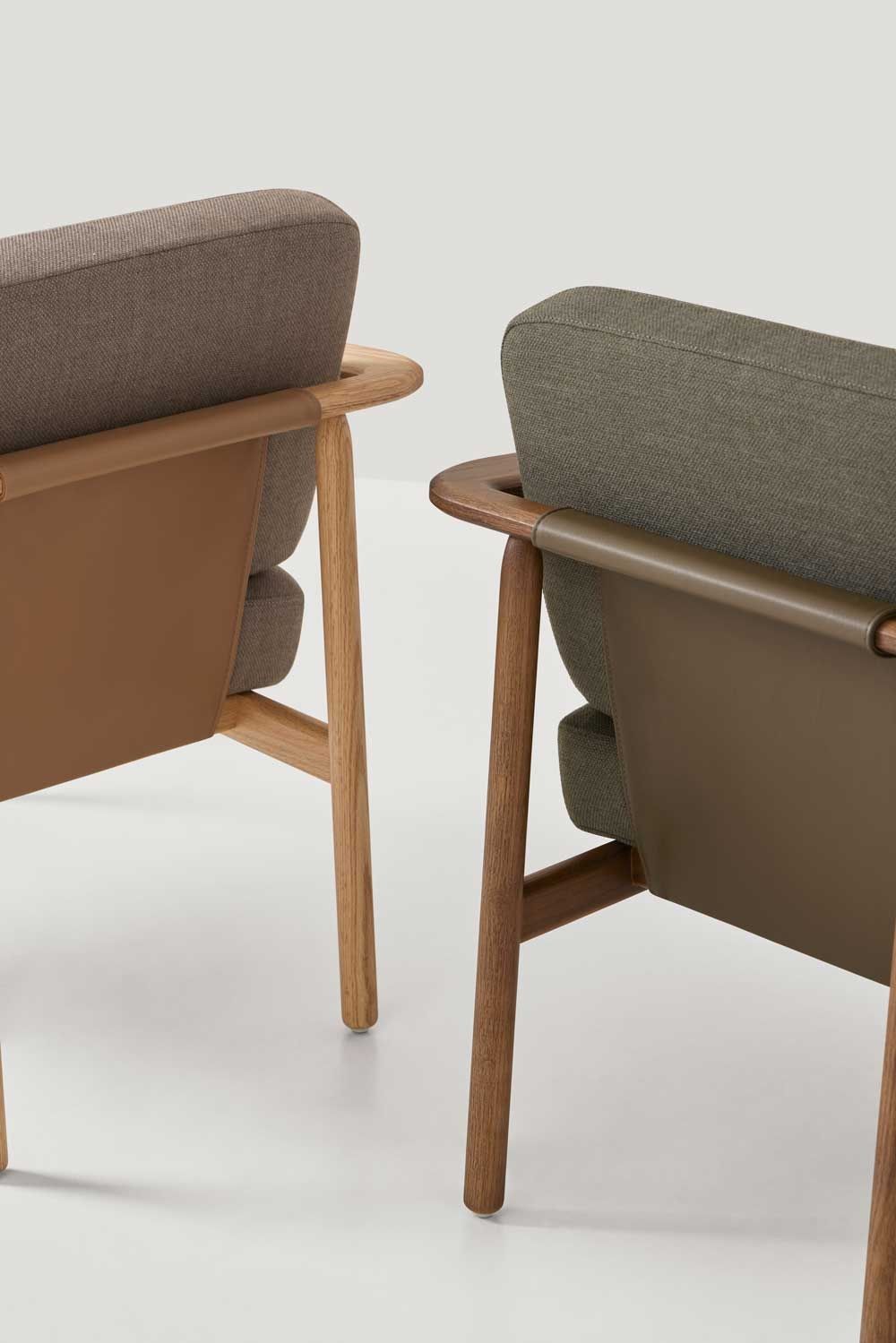 Тканевое кресло с подлокотниками INCLASS Wudi ARCH-00009111