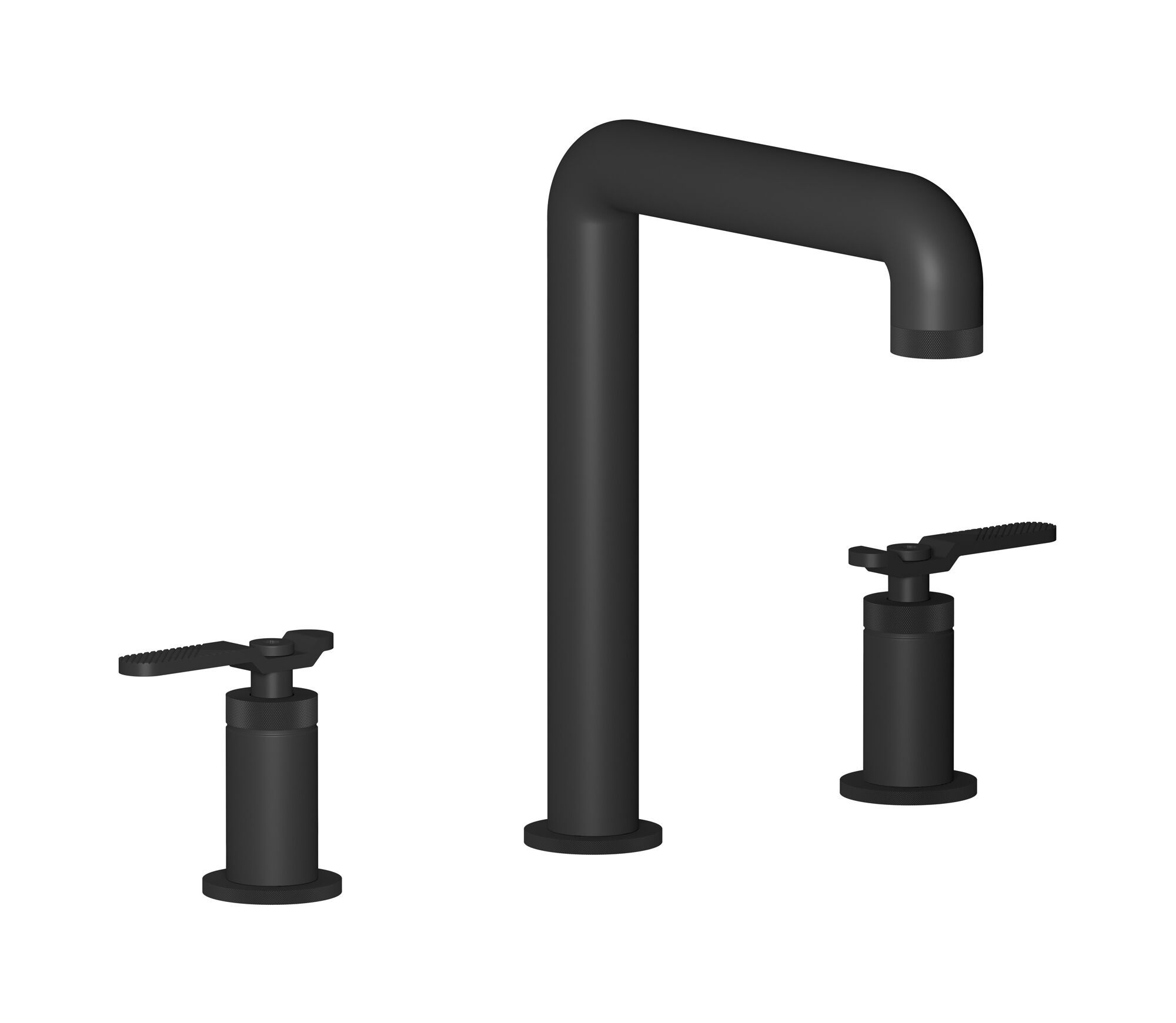 Смеситель для раковины с 3 отверстиями для пола с автоматическим сливом IB Bold ARCH-00122073 - Вид №8