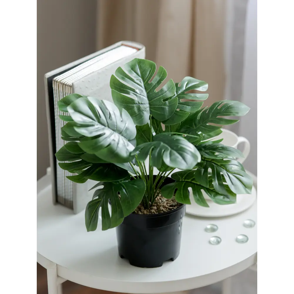 89356243 Искусственное растение в горшке монстера h30 см STLM-0959321 Santreyd  - Вид №3