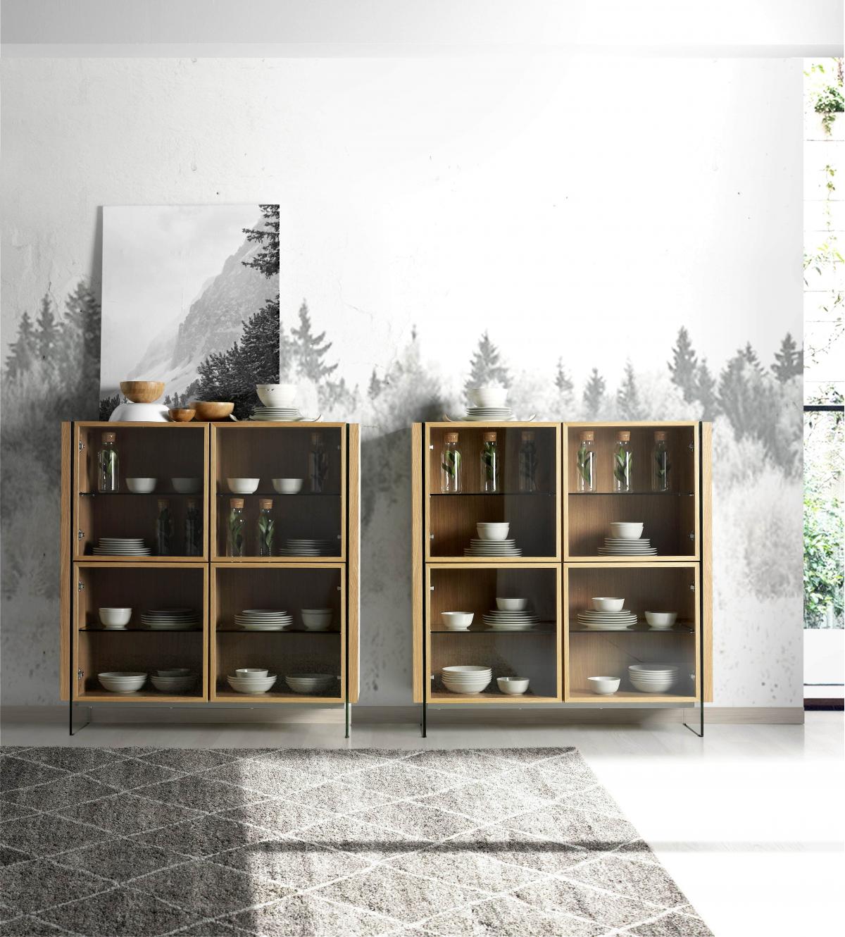 063440 Сервант LIQ-CP1712-F2-ROBLE Angel Cerda  - Вид №4