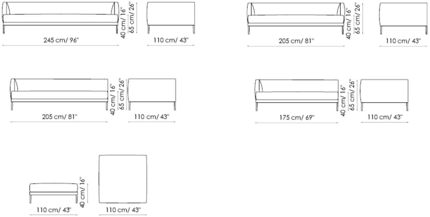 Bonaldo Мягкий диван из ткани sun-id-1372931 - Вид №4