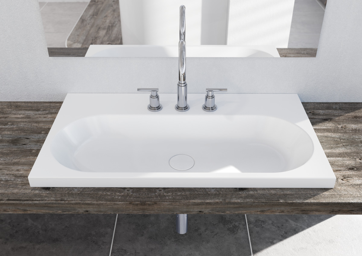 Умывальник KALDEWEI Сталь эмалированная 3056 1 альпийский белый 305630831  - Вид №4