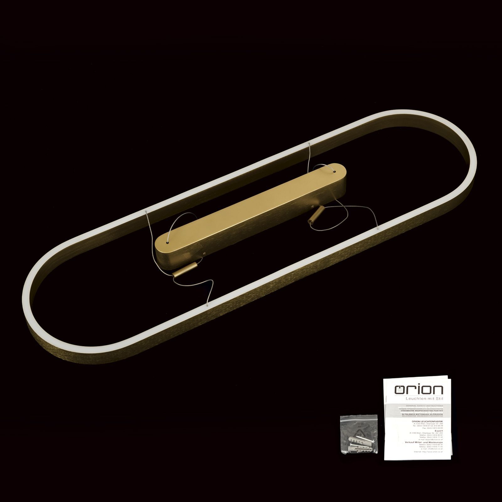 Металлический светодиодный подвесной светильник Orion Carrara ARCH-00040401 - Вид №3