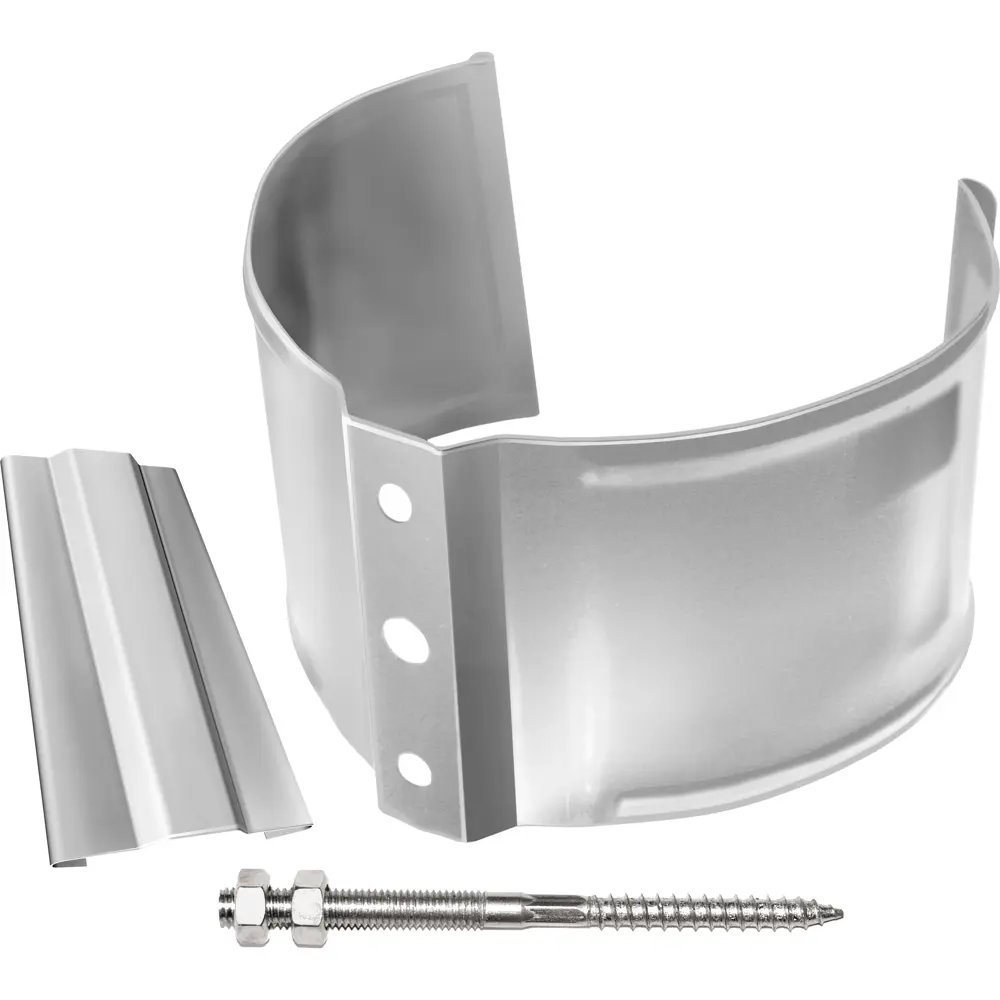 Крепление для трубы на кирпич GL PE 90 мм цвет сигнальный белый Grand Line STLM-2181642