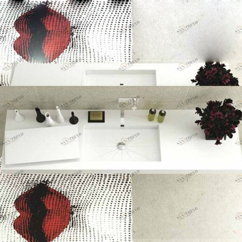 47022 Подвесная раковина настенная овальная MOMA Design Woodtower белая