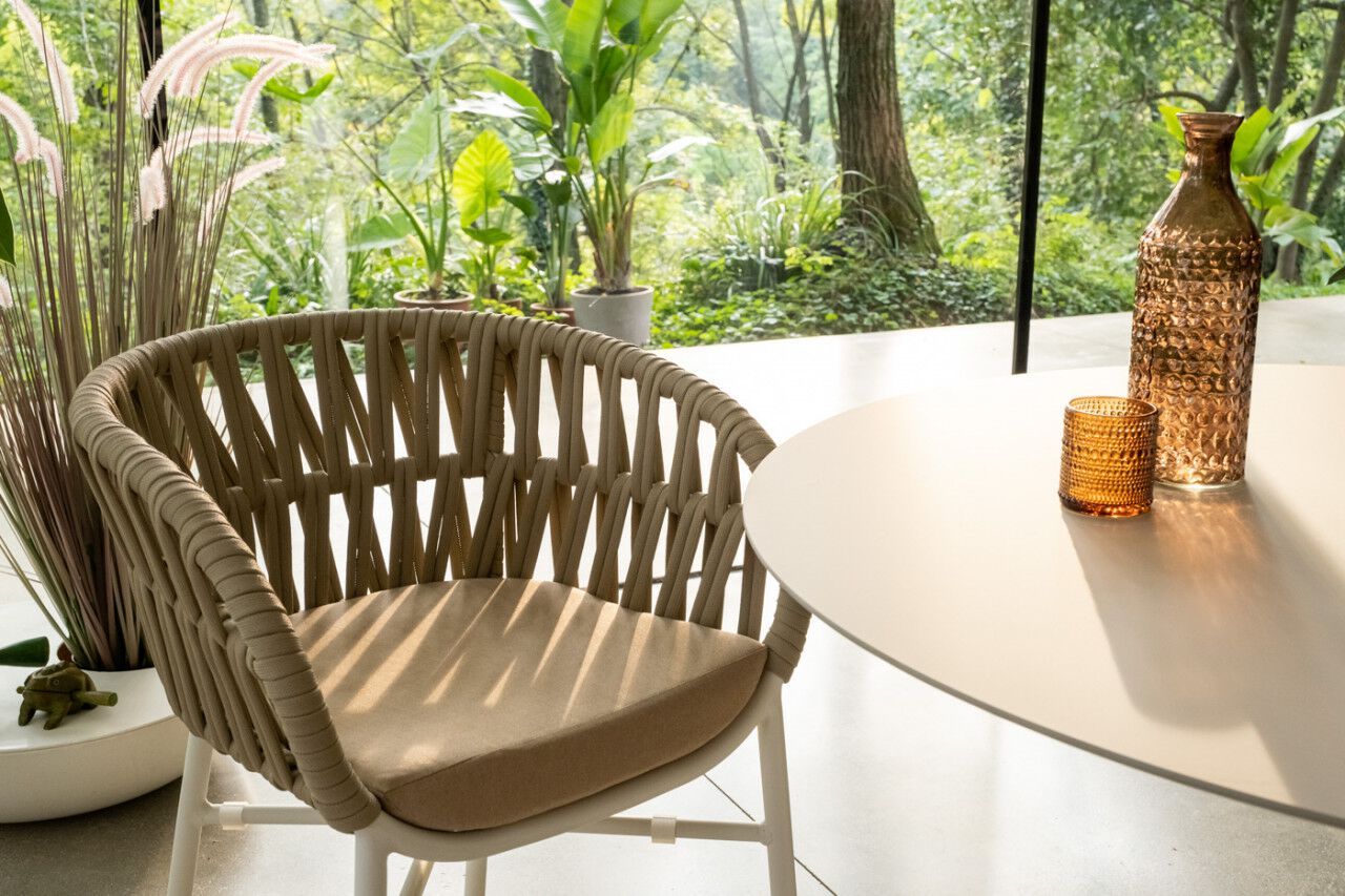 Штабелируемый садовый стул с подлокотниками DRIGANI Drop ARCH-00044870 - Вид №14