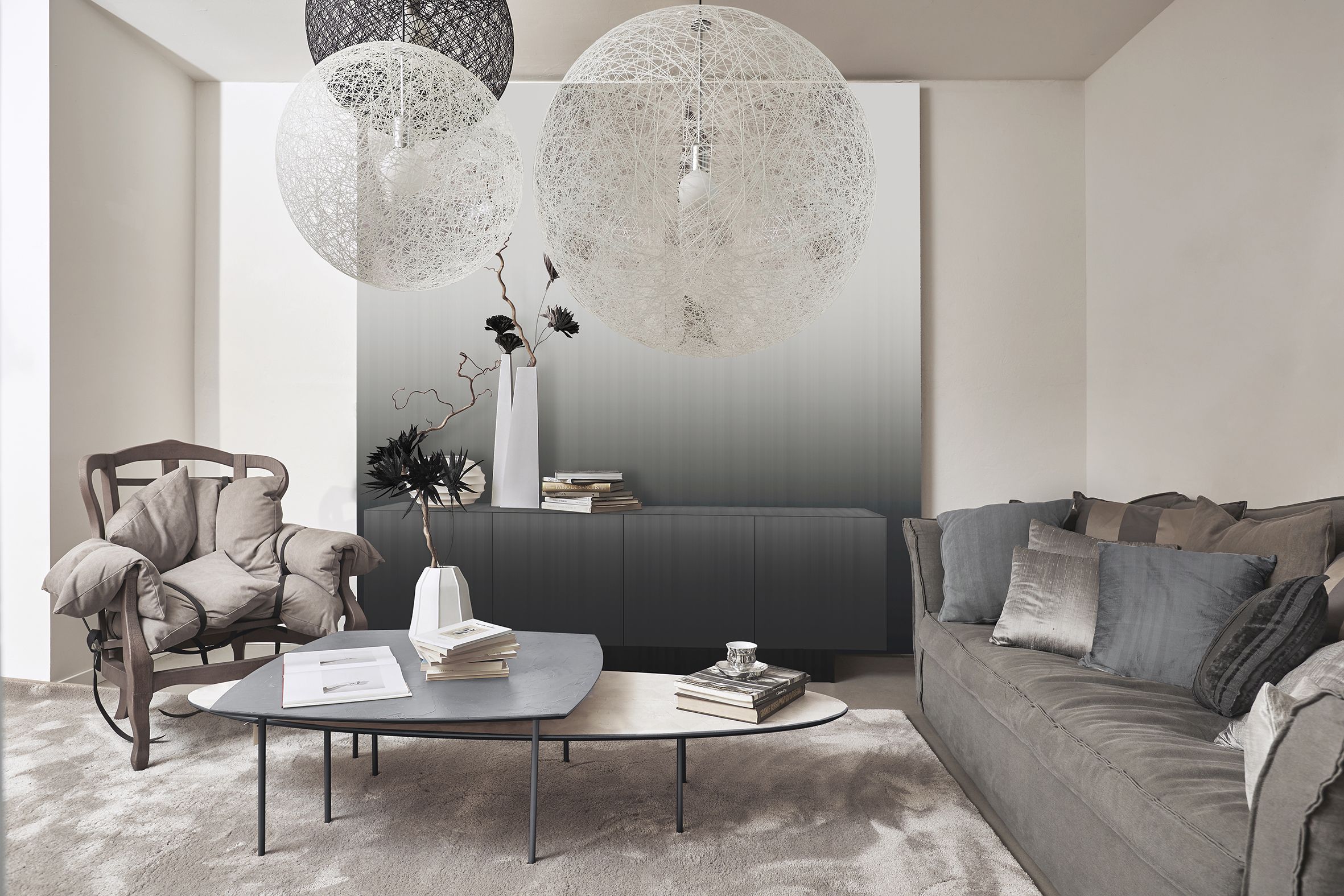 Металлический овальный журнальный столик MOMENTI Home &amp ARCH-00045905 - Вид №6