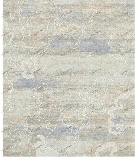Tapis Rouge Прямоугольный коврик ручной работы Chinoiserie Tr1528