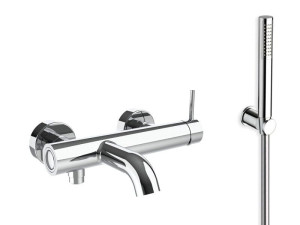 Однорычажный набор для ванны с 3 отверстиями и ручным душем