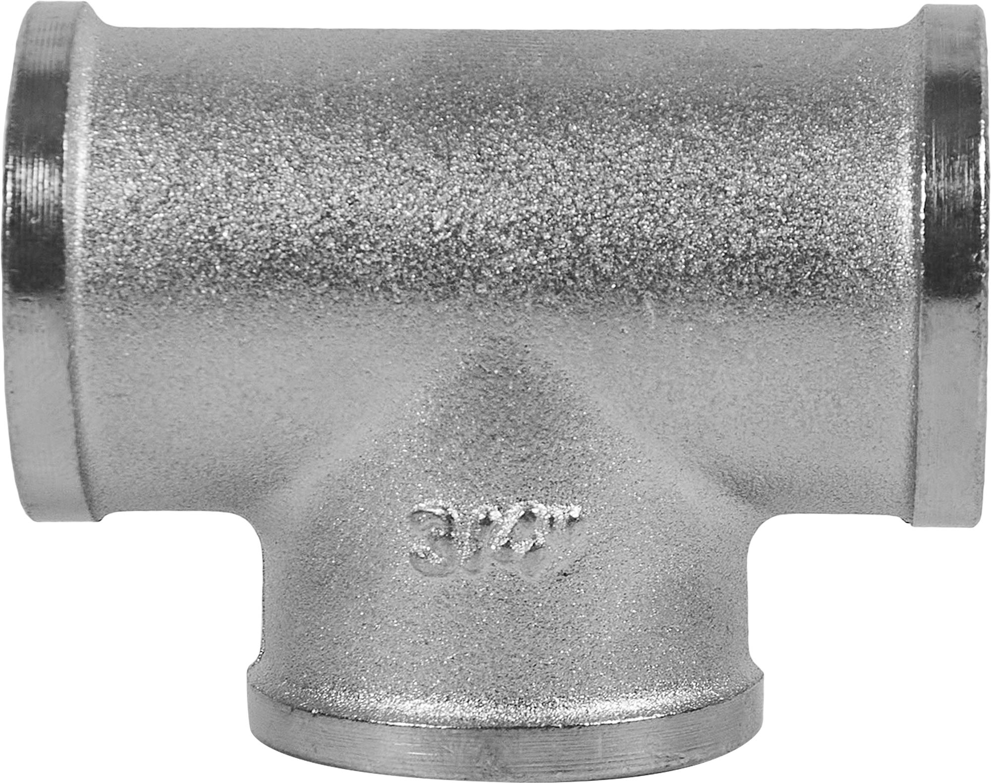 Тройник трубопроводный 3/4" никелированный латунный STOUT 82238990 STLM-0022667 - Вид №1