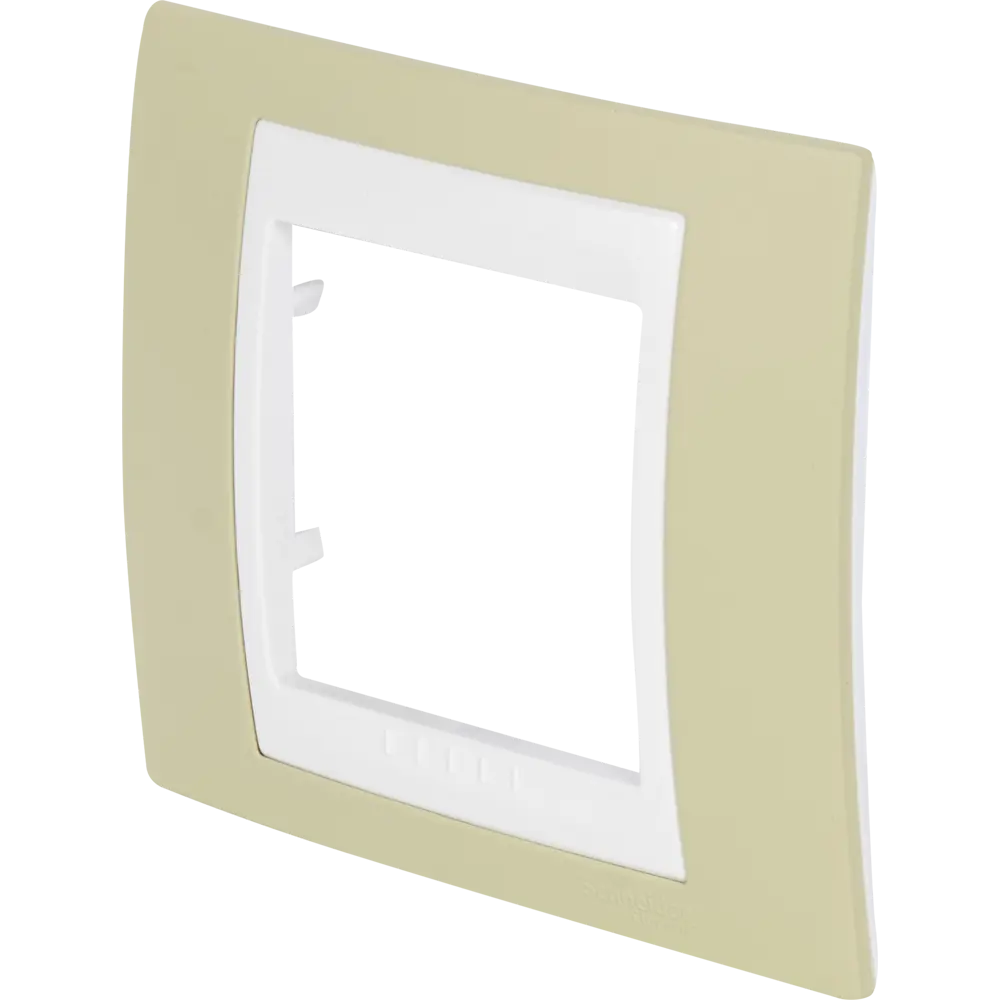 Рамка для розеток и выключателей Systeme Electric Unica 1 пост, цвет зелёное яблоко STLM-2003240 - Вид №2