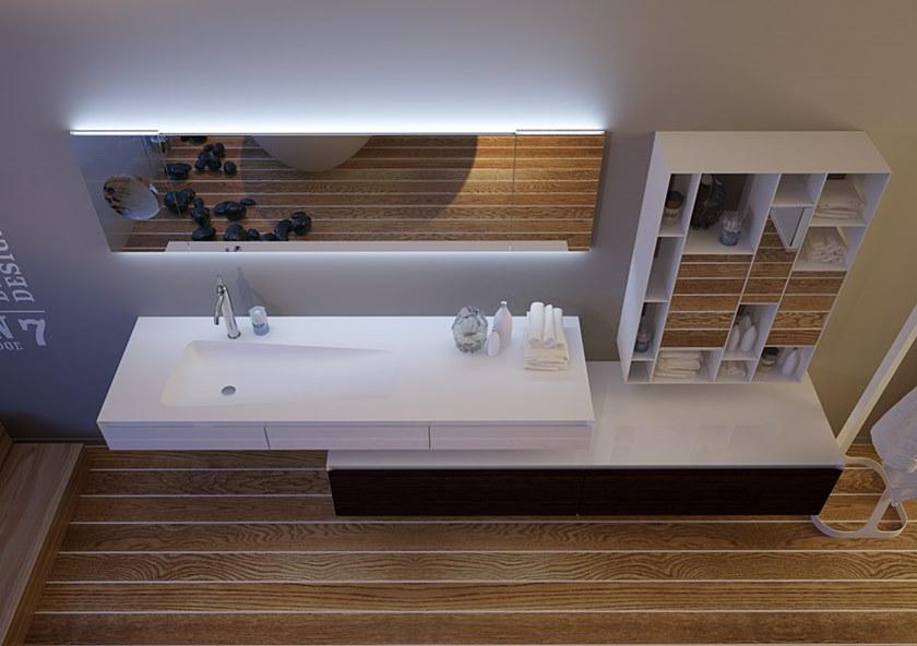 Ptfdk Подвесная раковина настенная овальная MOMA Design  белая  - Вид №3