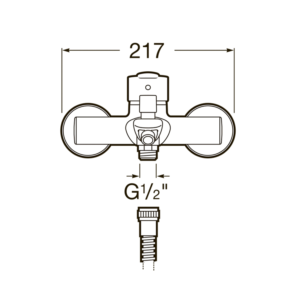 5A0209C0M Смесители для ванны-душа Tece  - Вид №2