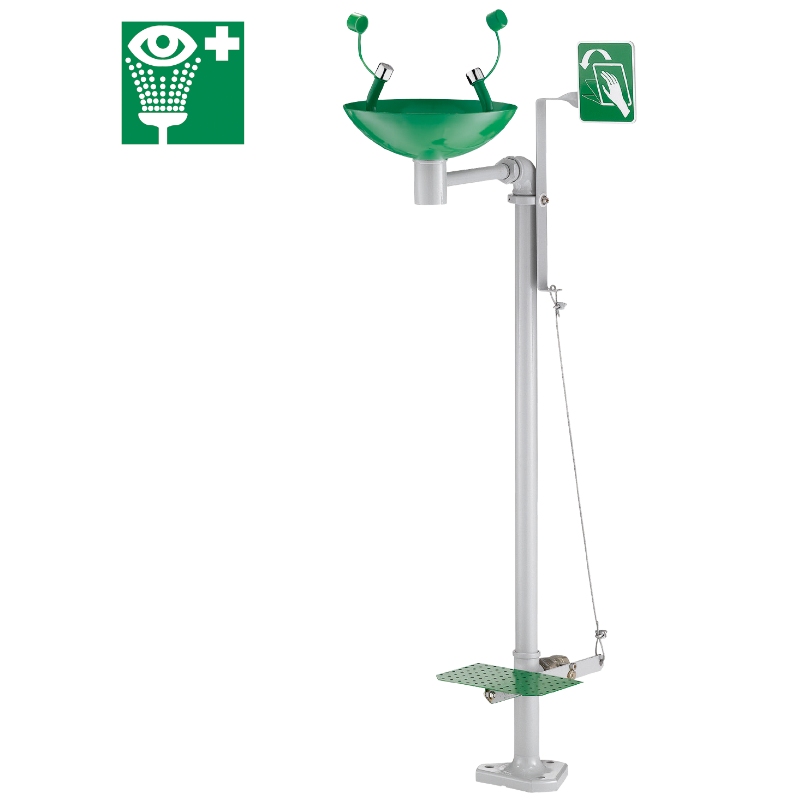 9201 Аварийный душ гля глаз на стойке DELABIE 