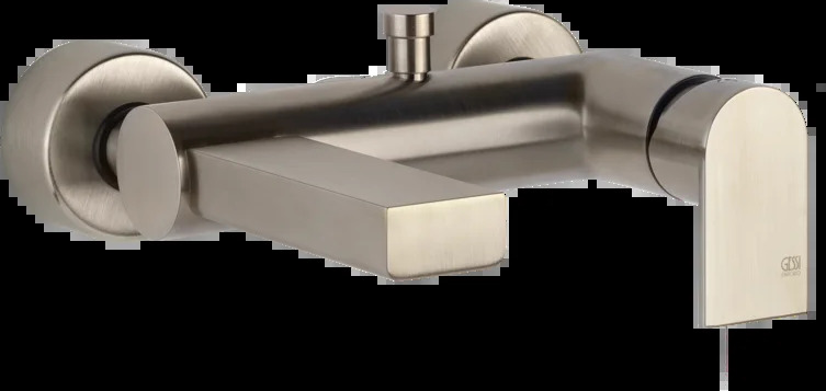 Смеситель для ванны 38613 149 Gessi Via manzoni МАТОВЫЙ НИКЕЛЬ FINOX