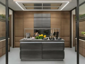 L'Ottocento Дубовая кухня с островом Chronos