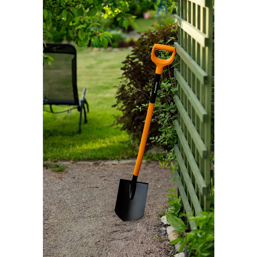 Лопата штыковая Plantic Terra Plus 121 см сталь с черенком STLM-2125518 - Вид №9