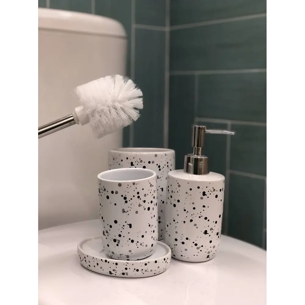 Стакан для зубных щёток «Spots», керамика SWENSA STLM-2038432 - Вид №3