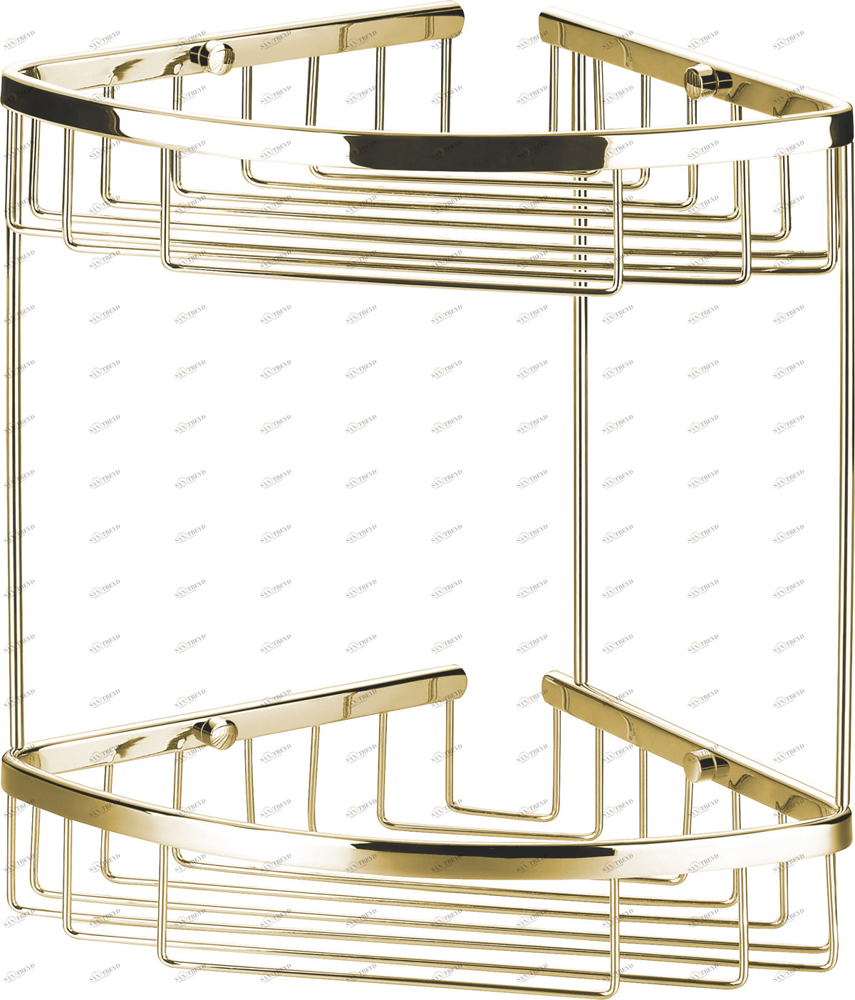 Полка угловая 2-ярусная, 205x205x410 мм ART&MAX AM-G-8961-Do 