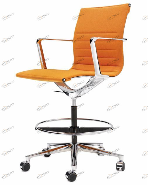 ICF Поворотное офисное кресло из ткани с 5 спицами на колесиках Una chair sun-id-1367412