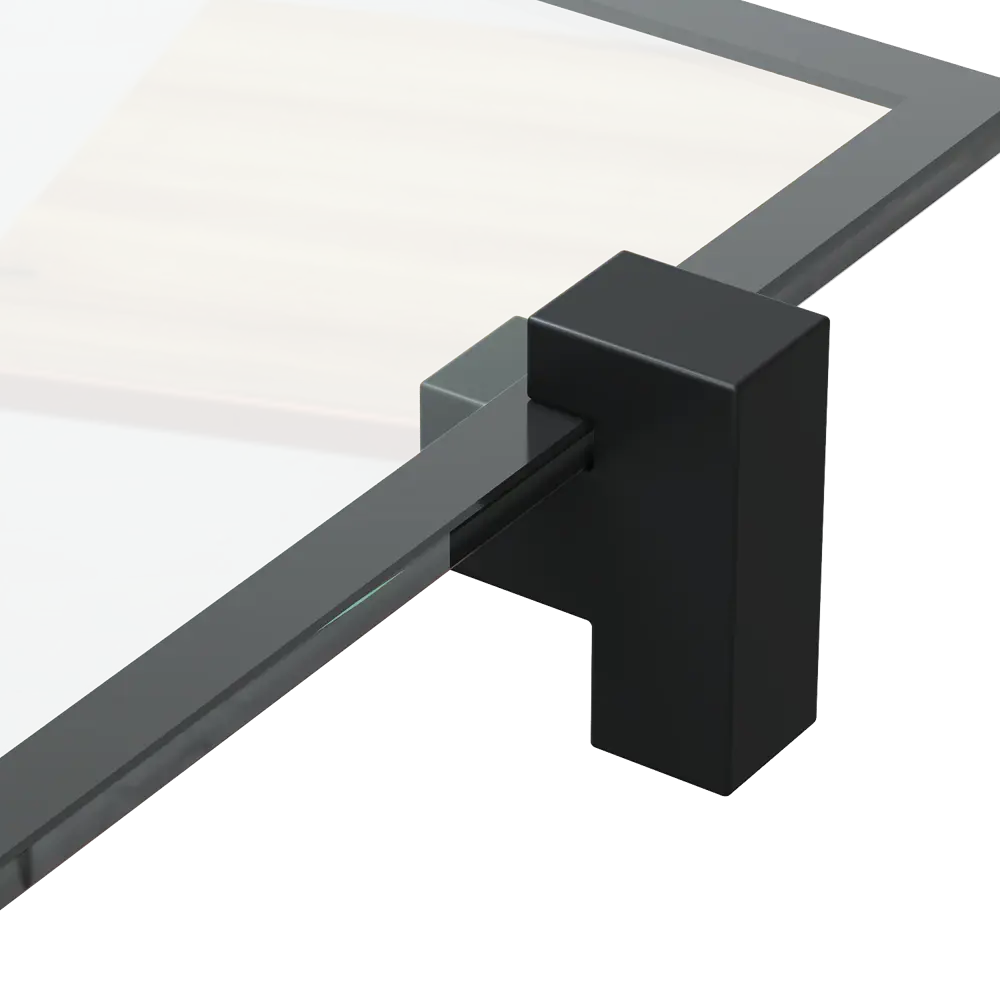 Полка для ванной Турин 80F стеклянная 12.5x80 см Santreyd STLM-2039261 - Вид №2