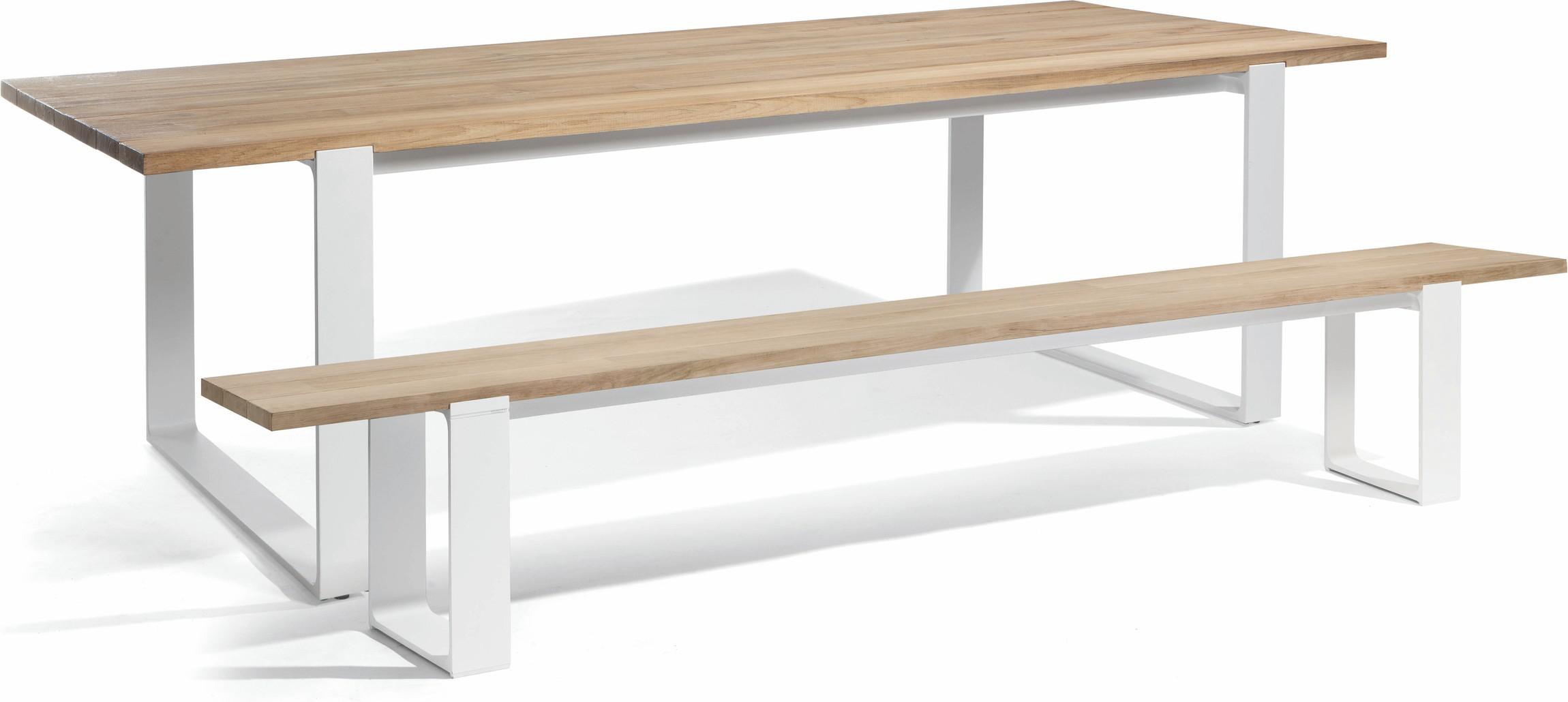 MNST1007 Обеденный стол pwi white f8 270см x 107см Manutti Prato - Вид №1