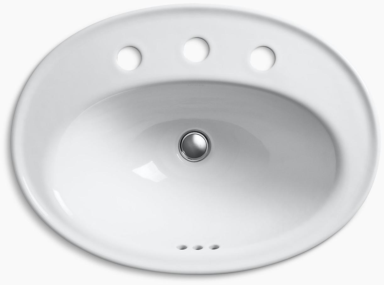 KOHLER Serif Встраиваемая раковина с 8 K-2075-8-96  - Вид №2