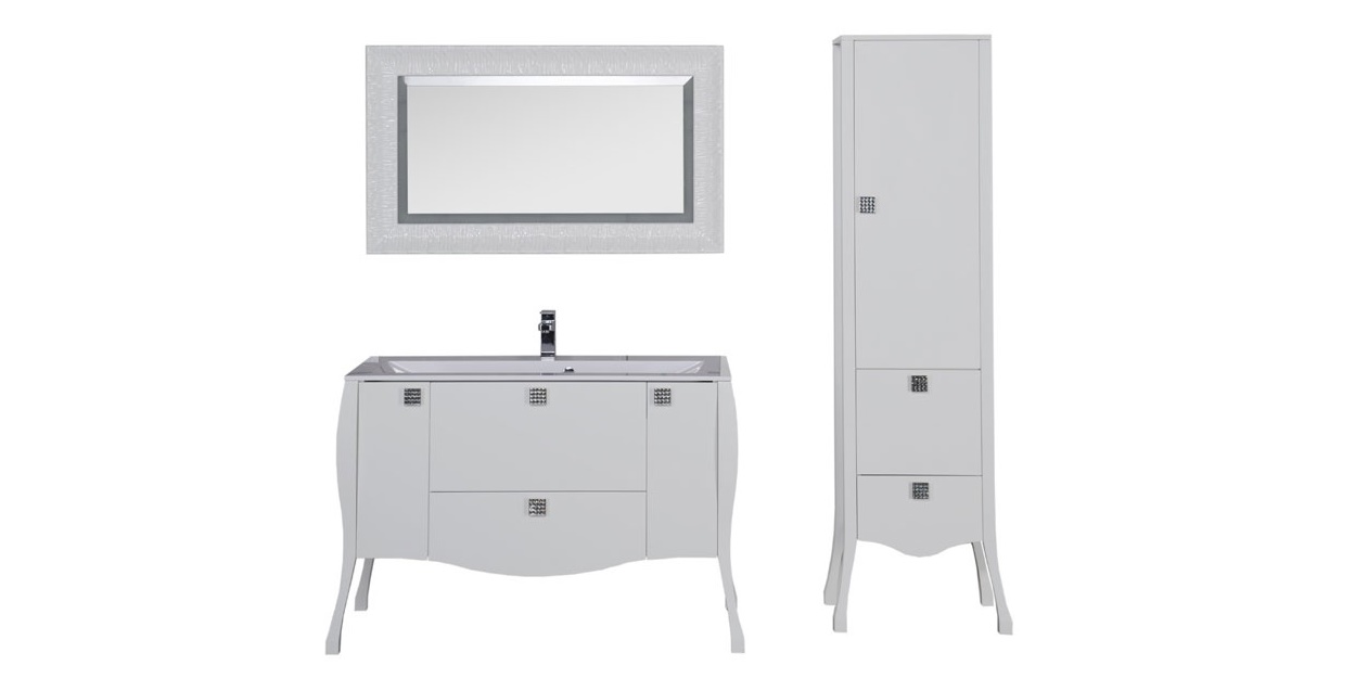 Комплект мебели Aquanet Мадонна 120 белый 00168915 - Вид №1