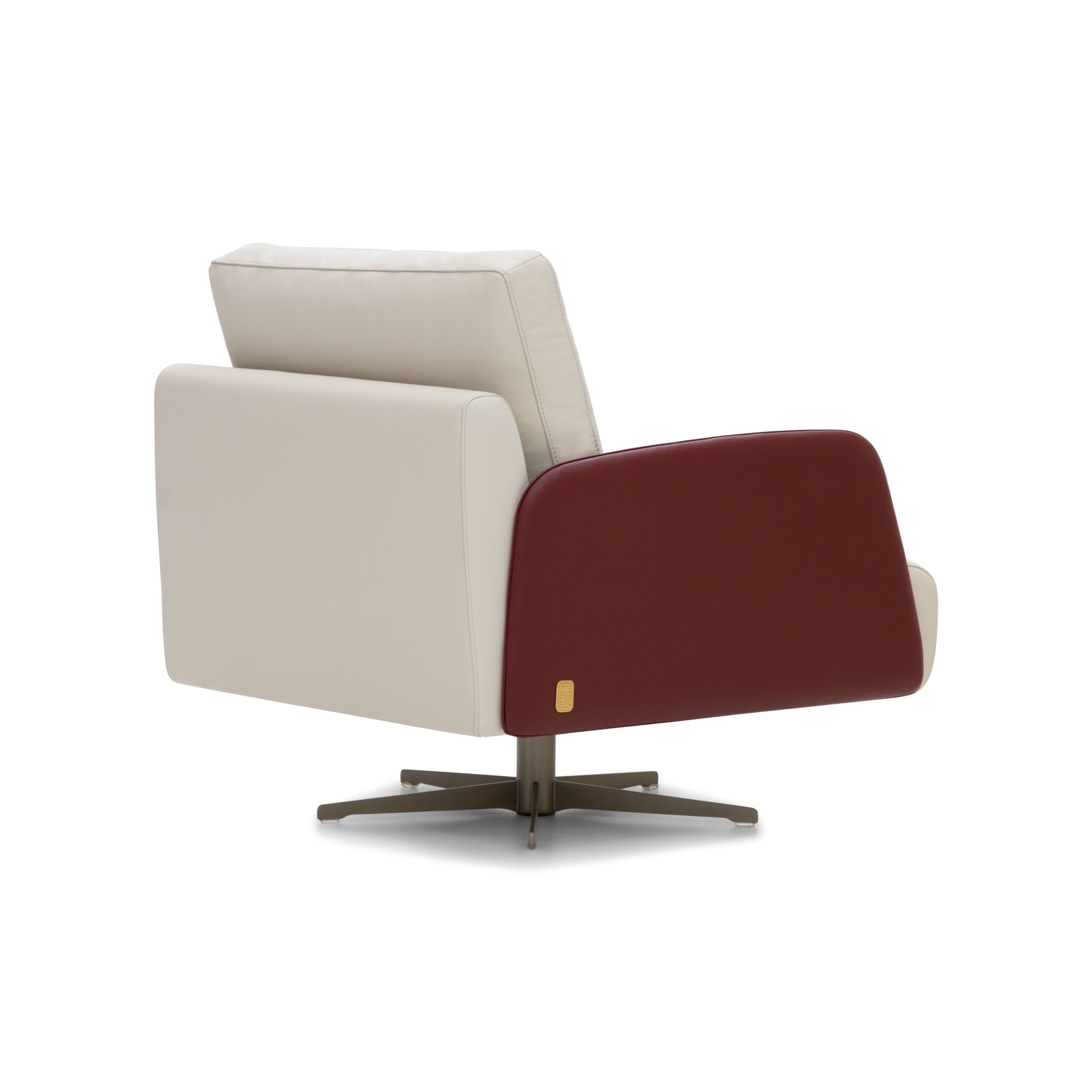 Кожаное вращающееся кресло с подлокотниками Formitalia Parrots ARCH-00035781 - Вид №6