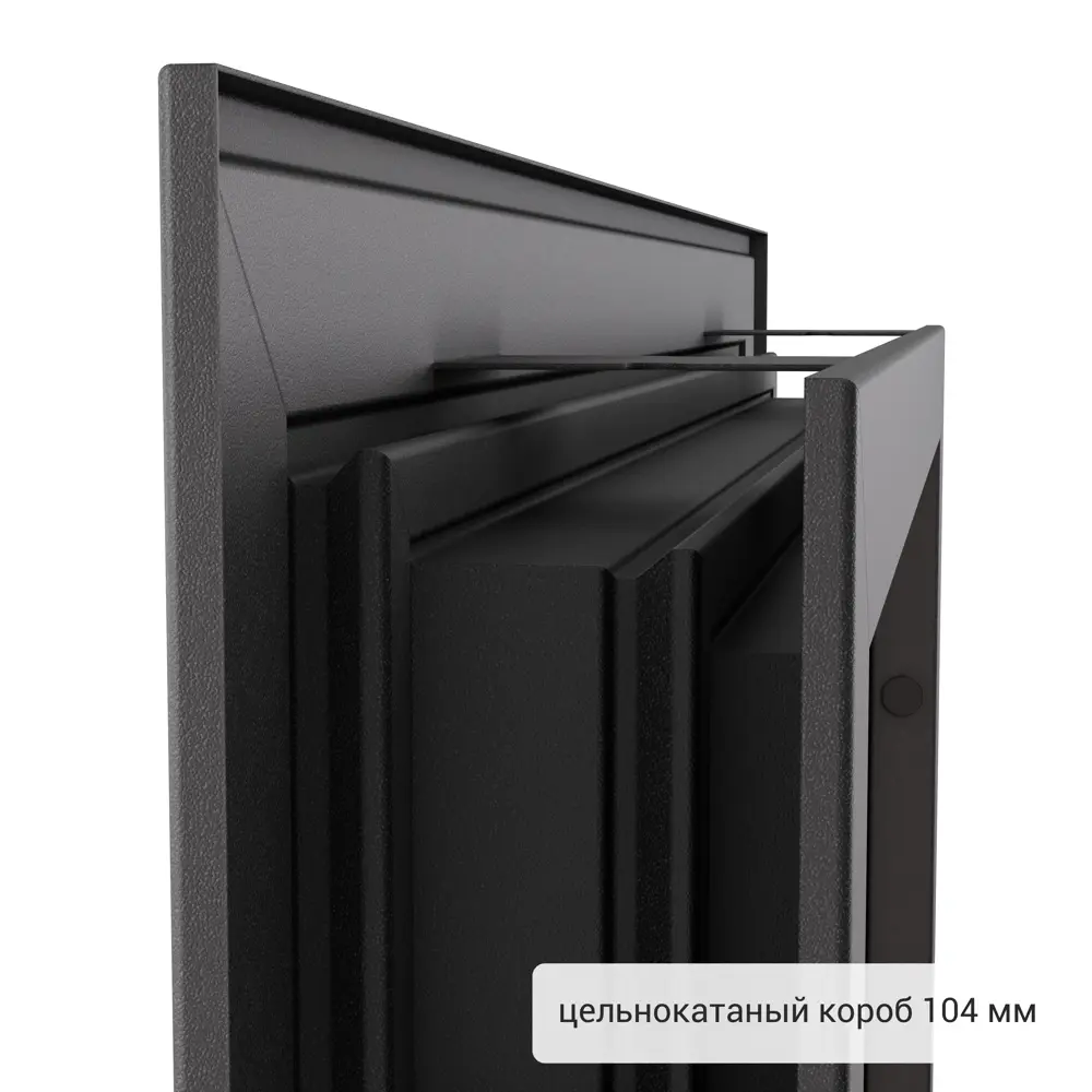 Дверь металлическая Контрол Леона, 880 мм, левая, цвет венге TOREX STLM-2062048 - Вид №8