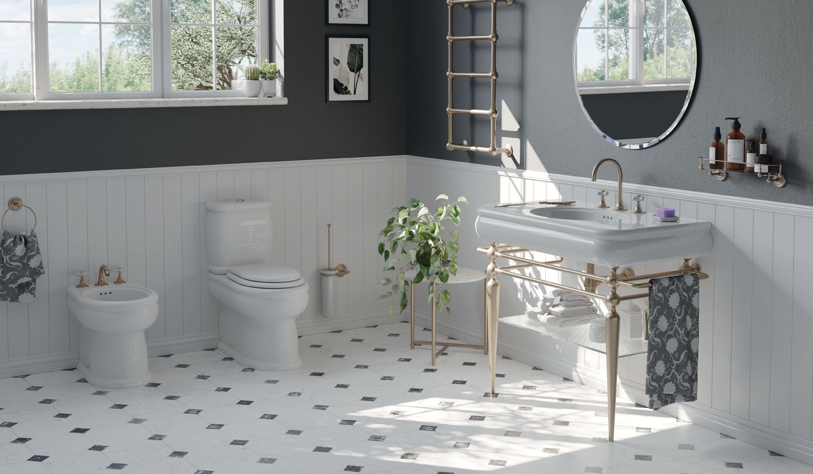 Керамический настенный туалет BLEU PROVENCE Romantica ARCH-00147532 - Вид №2