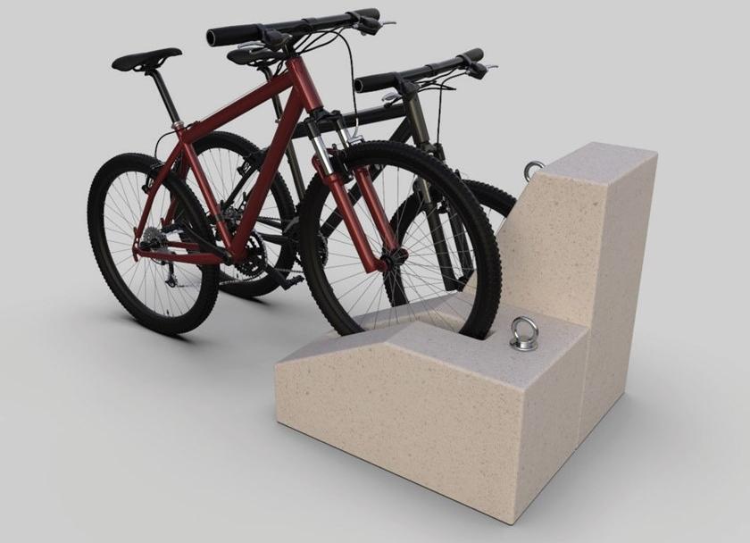Manufatti Viscio Реконструированная каменная стойка для велосипедов Modula sun-id-1491089 - Вид №1
