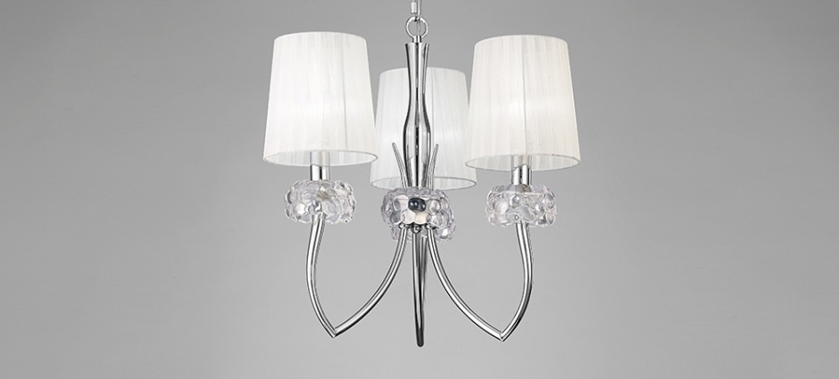 004330 Люстра 3L (хром) Mantra Loewe - Вид №1