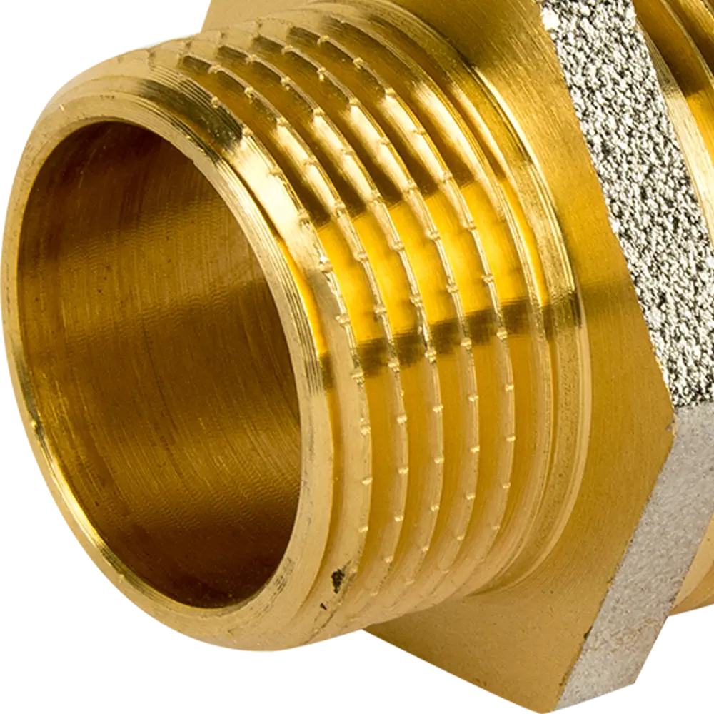 Ниппель переходной 1 1/4"x1" НР мм никелированная латунь 027-8977 Santreyd STLM-2060085 - Вид №1