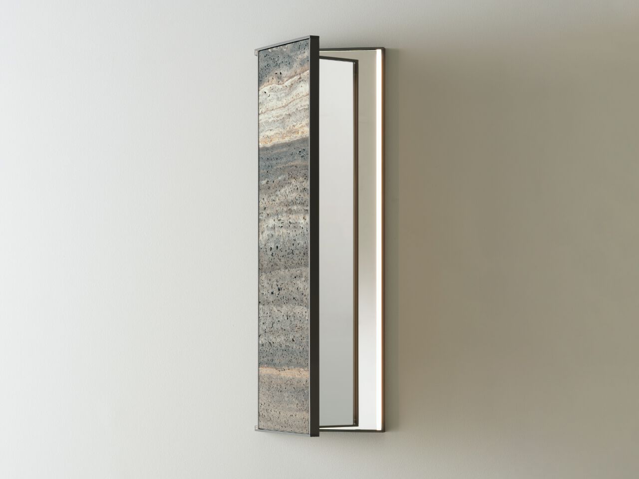 Прямоугольное травертиновое зеркало для ванной комнаты CEADESIGN SIXTY-аксессуары ARCH-00089387