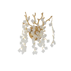 Настенный светильник Лайма под лампу 2*60 Вт G9 220V цвет золото