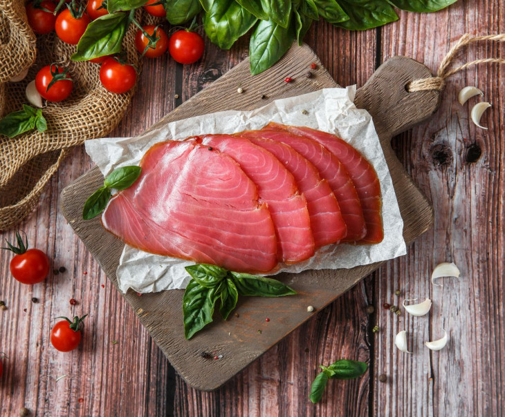 5013 Тунец филе нарезка Дмитрий Носов и Сергей Копейкин Вкусляндия 