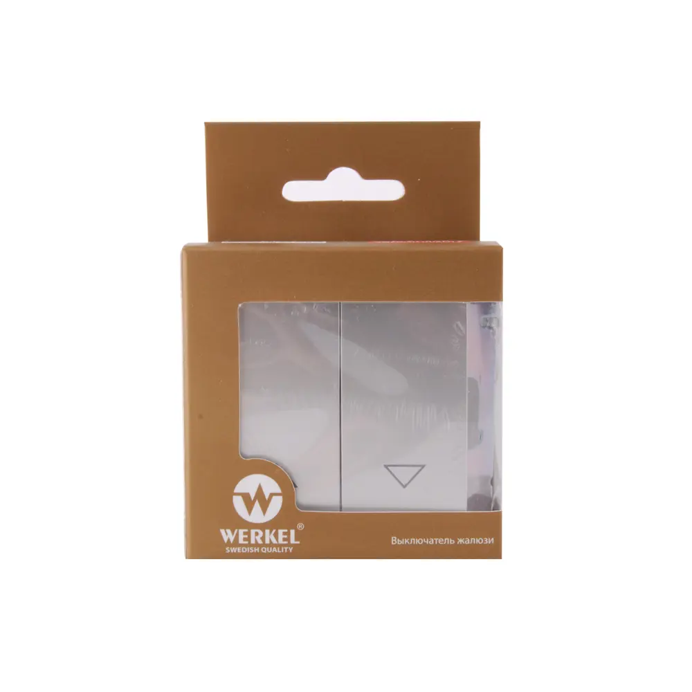Выключатель жалюзи Werkel серебряный Встраиваемые механизмы STLM-2173372 - Вид №2