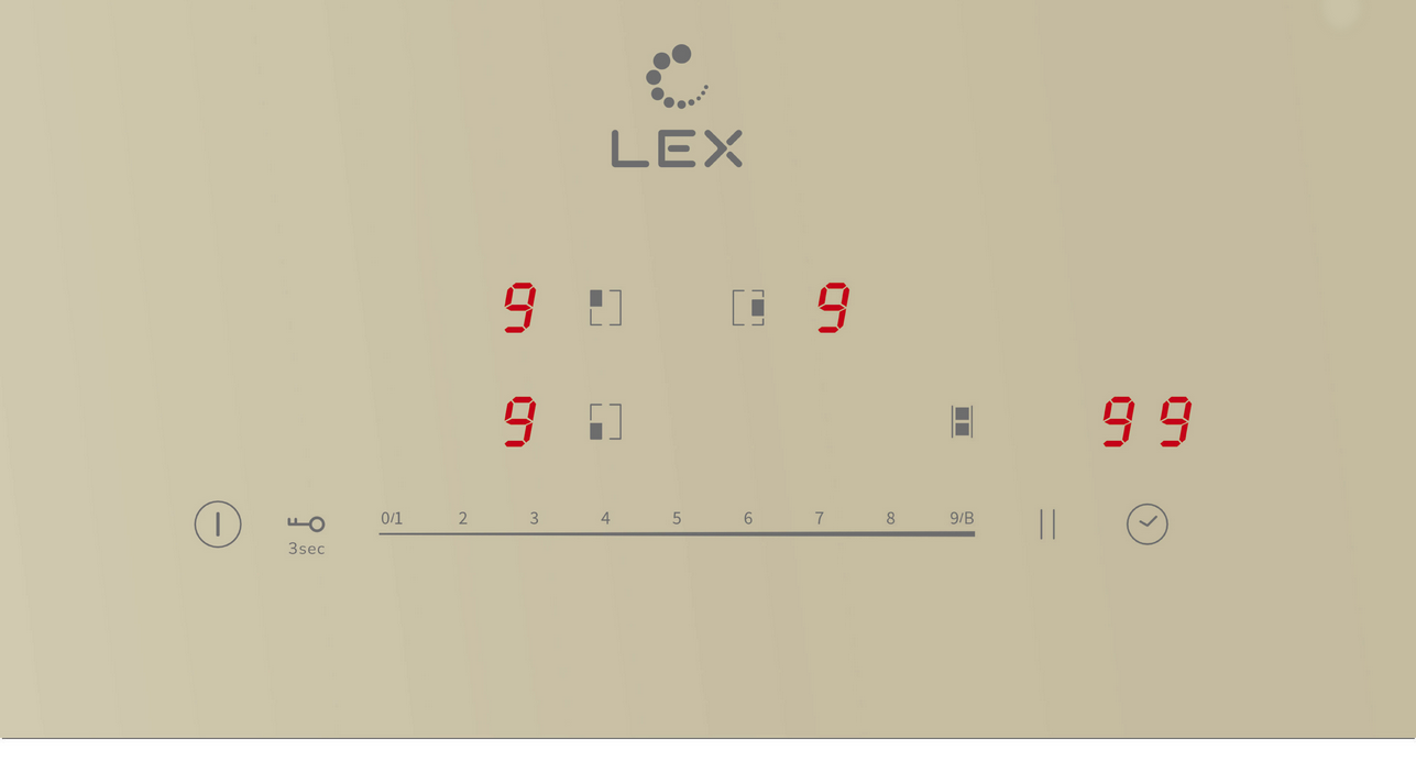 9156744 Индукционная варочная поверхность LEX EVI 631A IV STDN-0051365 - Вид №2