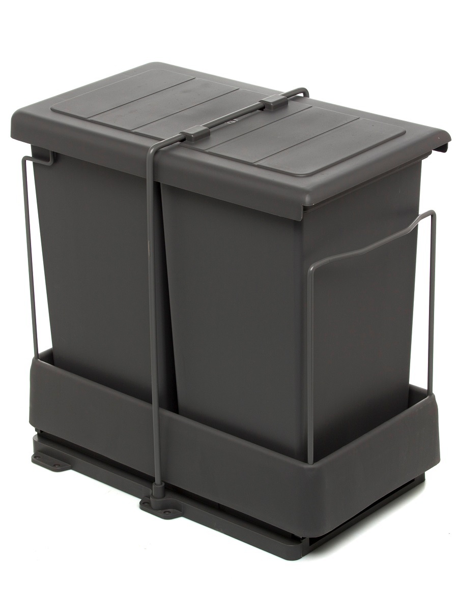 Контейнер для мусора на дверцу Gamma 400/28 Anthracite NAVAKO 10304 - Вид №1
