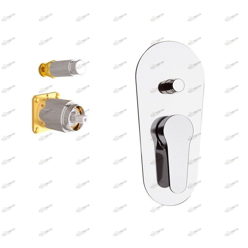 OM612KB Смеситель для ванны DANIEL RUBINETTERIE 