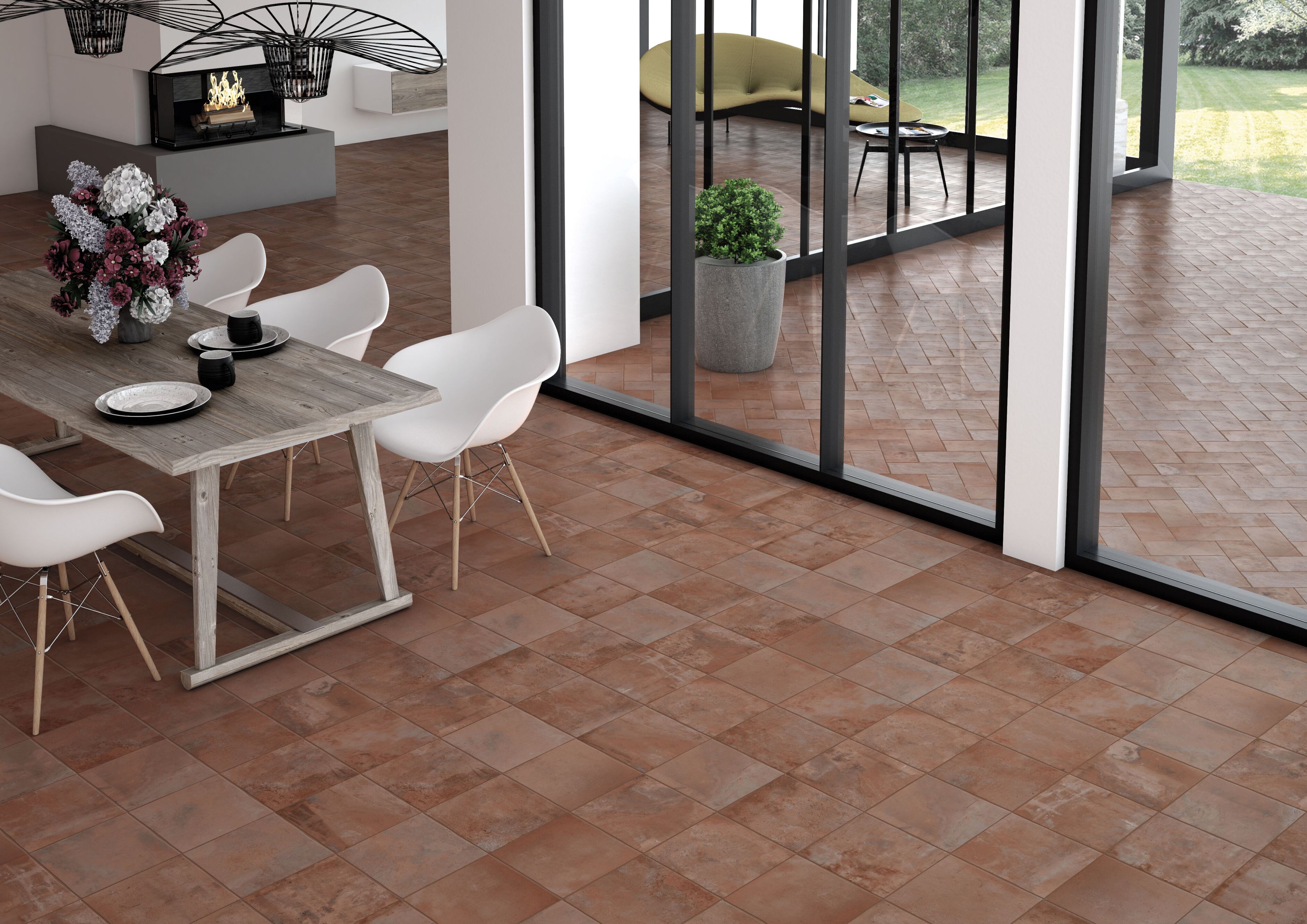 Напольное / керамогранит с терракотовым эффектом KERADOM COTTO ARCH-00065699 - Вид №7